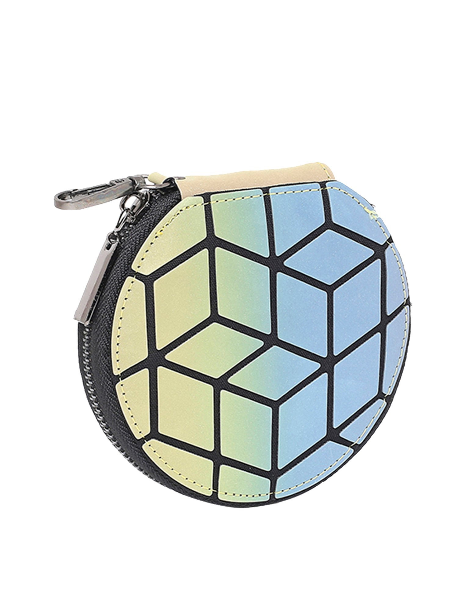 Baomi Multicolor Textured Coin Pouch