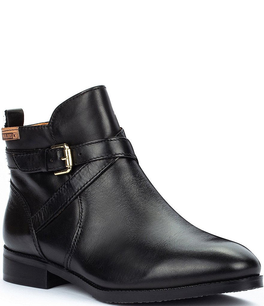Pikolinos Royal W4D Leather Side Zip Booties