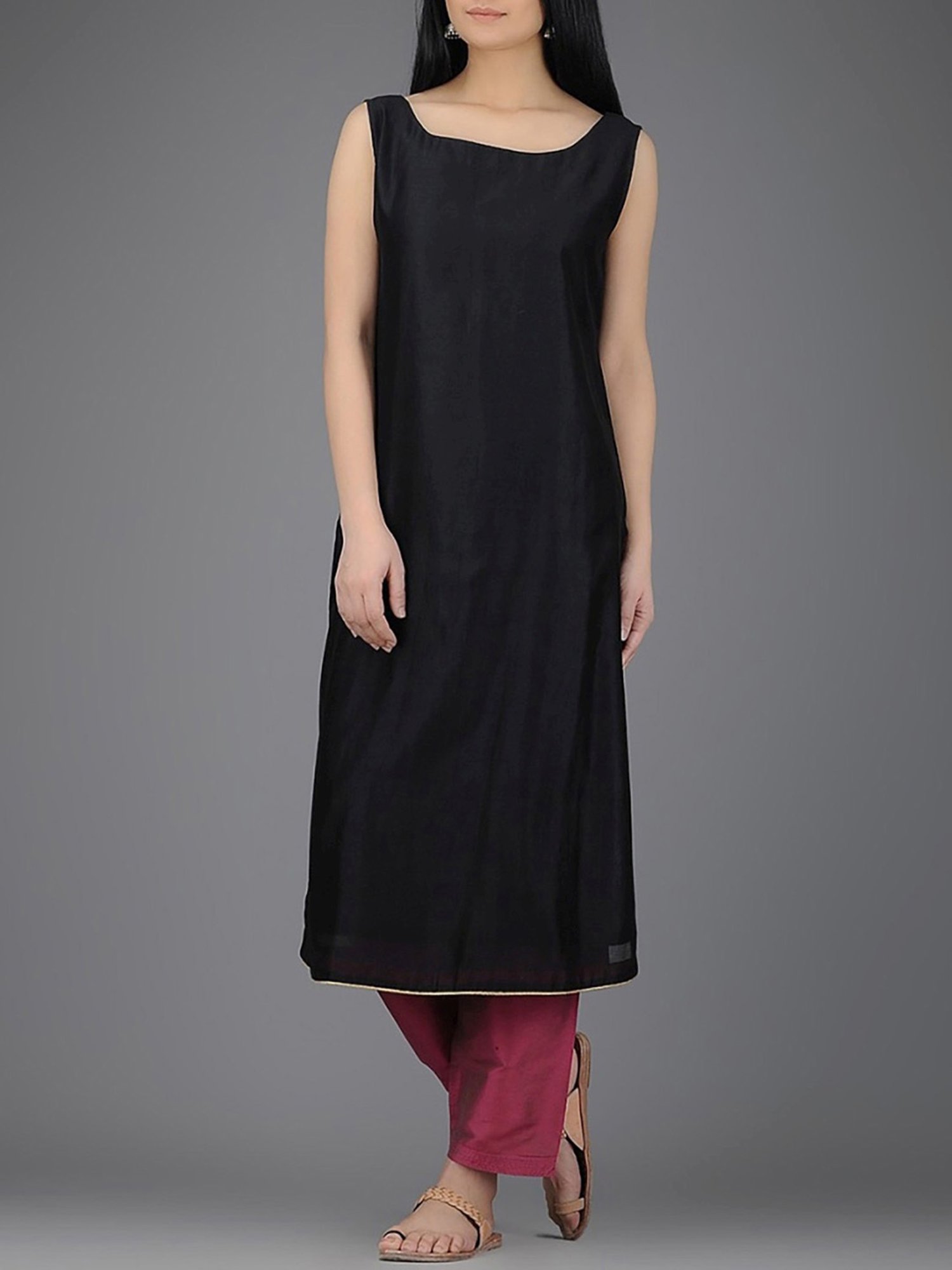 Smriti Gupta Rozanna Black Kurta