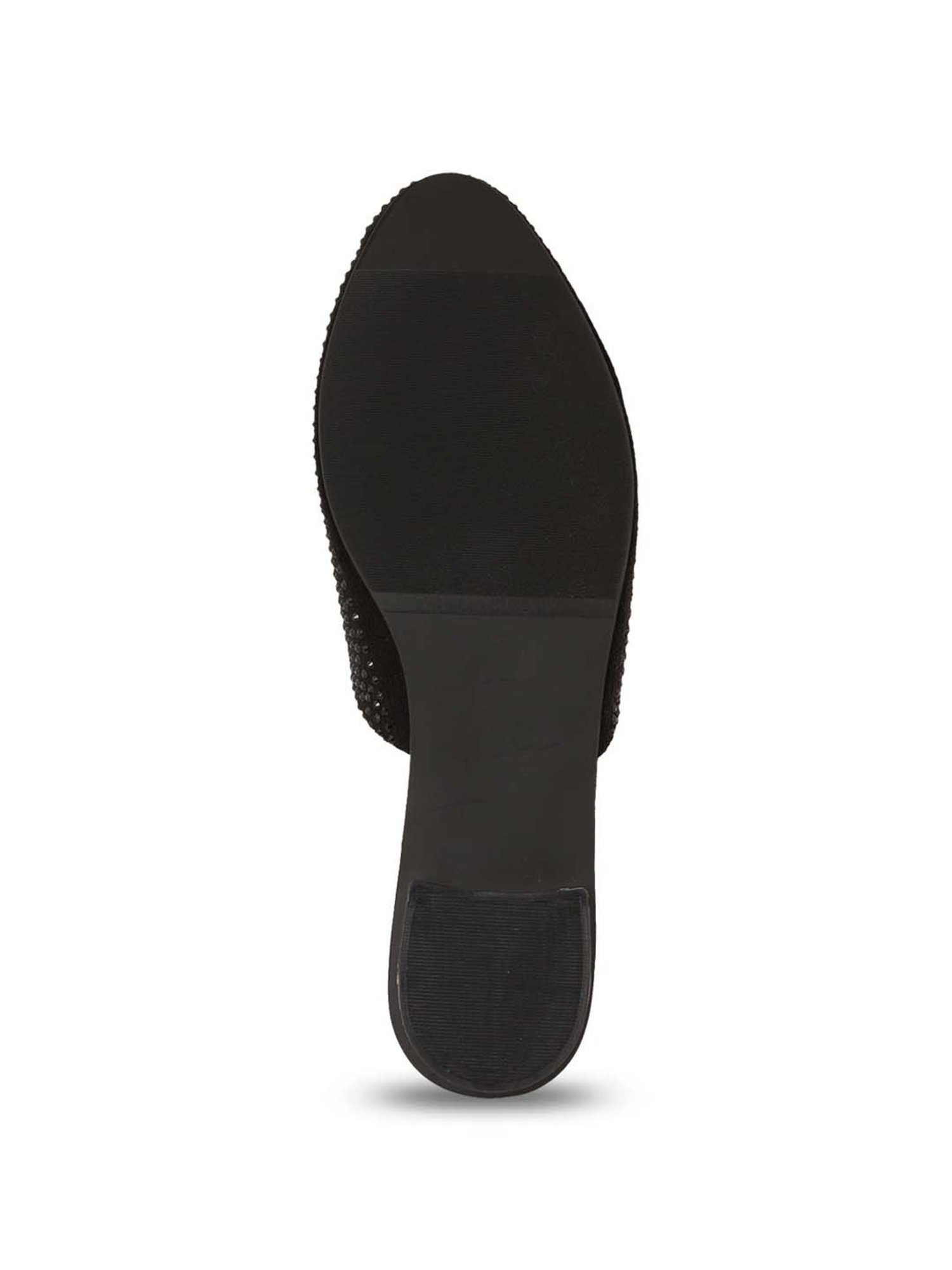 Pelle Albero Women's Black Mule Shoes