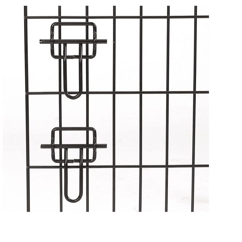 ProSelect Foldable Pop Up Highly Secure Portable Travel Friendly Easy Durable Small Wire Lightweight Dog Crate with Removable Tray, Black