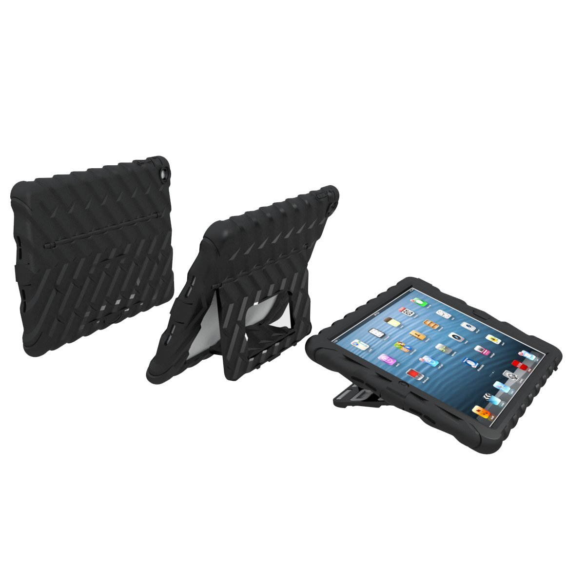 Gumdrop iPad Air Hideaway Case with Stand Black