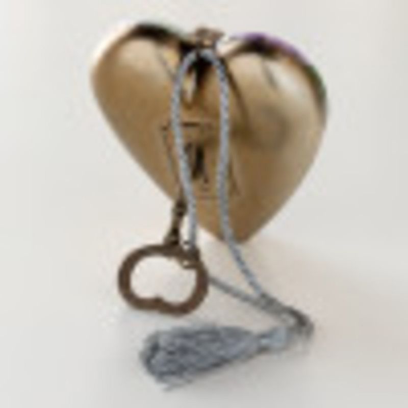 DEMDACO October Art Heart 4 x 4 - Pink