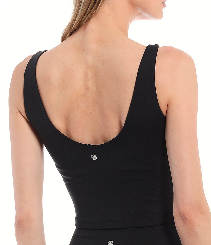 Modern Movement Solid Seamless Scoop Neck Microfiber Camisole