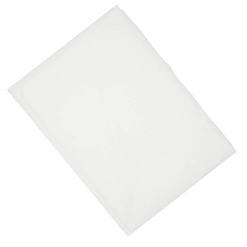Sparkle and Bash 1 Pack White Tablecloth Table Cover, Round Plastic Elastic for 45-58" Tables