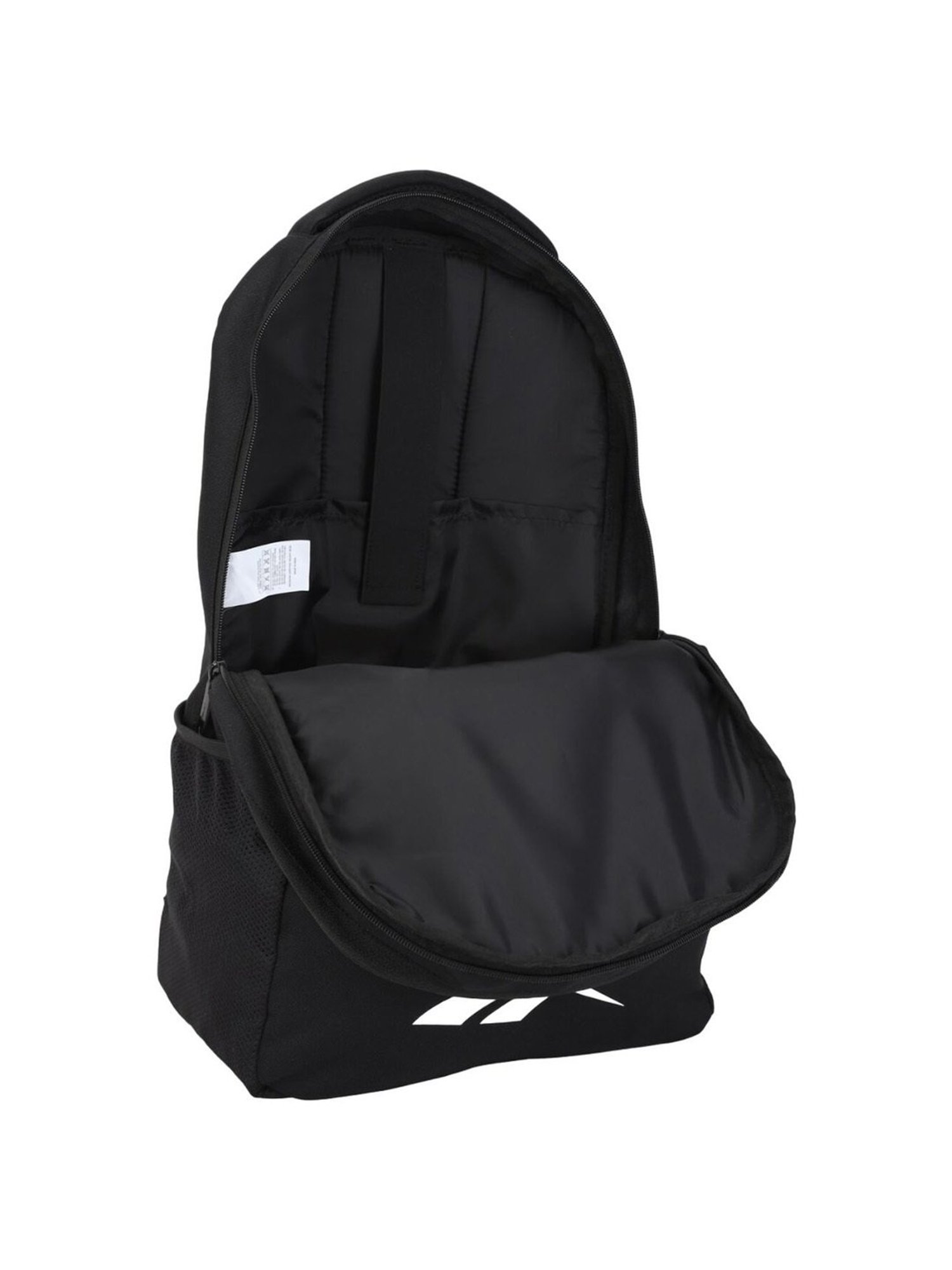 Reebok Black Polyester Solid Backpack