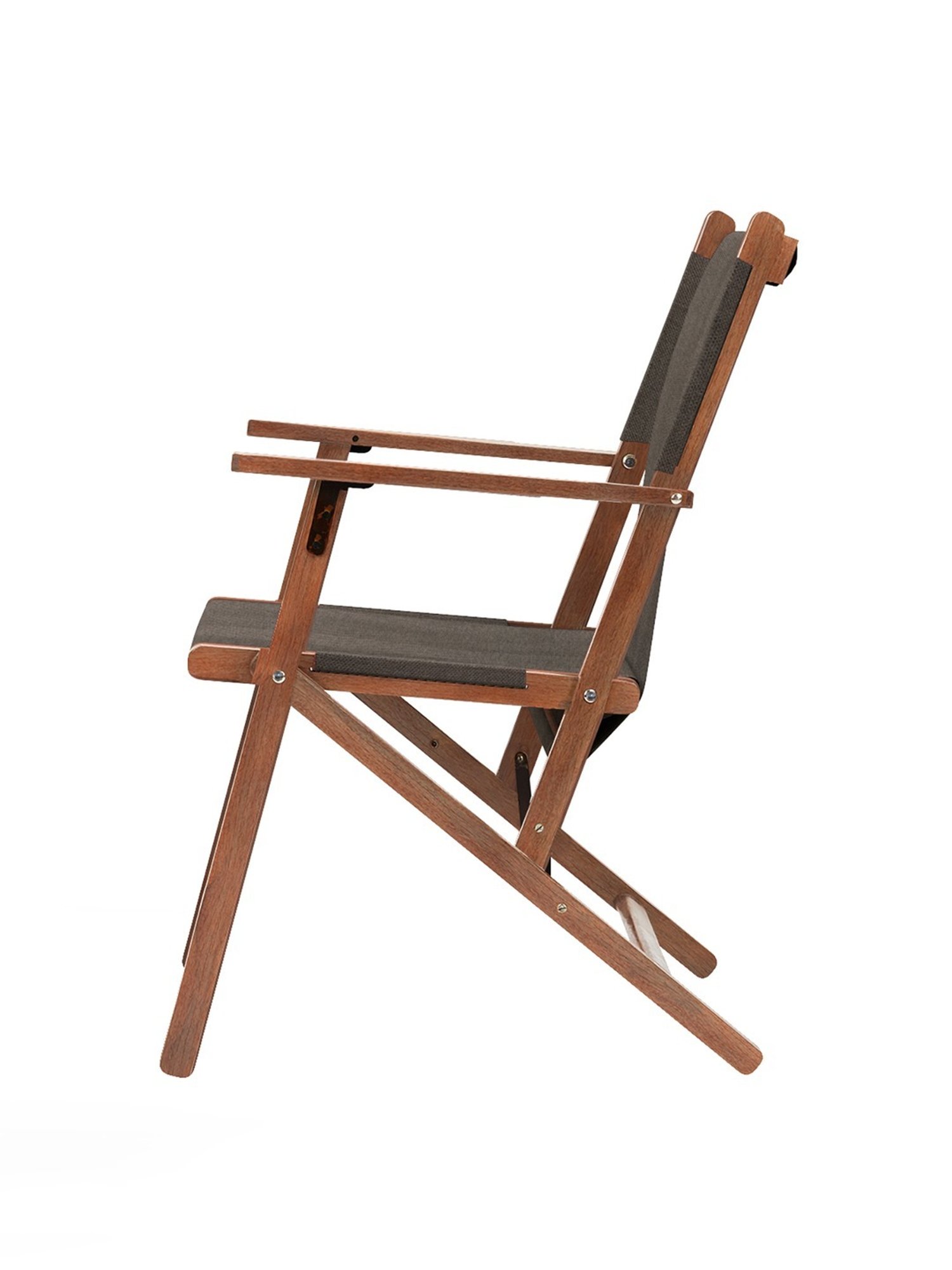 Chumbak Bistro Solid Beige Wood Folding Chair