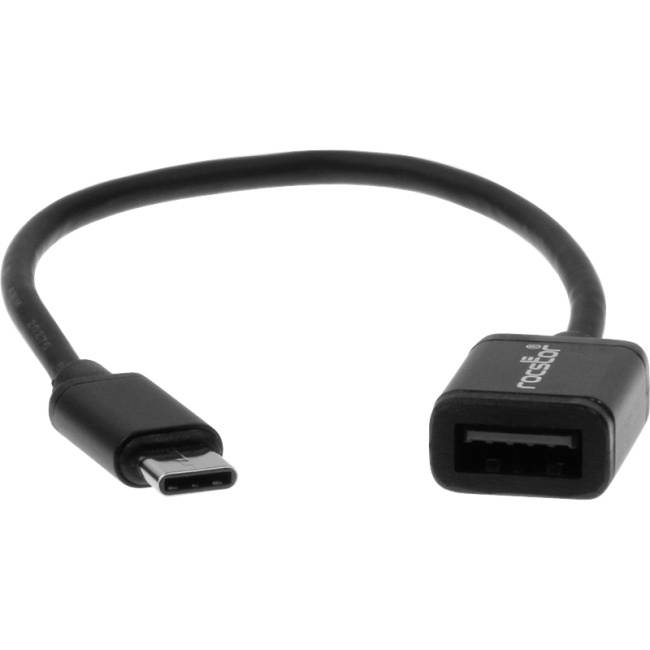 ROCSTOR Y10C147-B1 6FT USB-C TO USB-A ADAPTER M/F