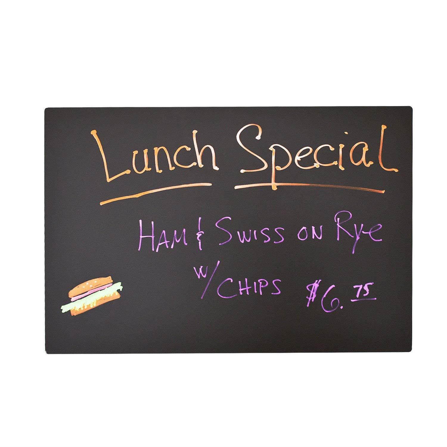 Source One Premium Acrylic Chalkboard Sheet Great for Classrooms, Home Use - Shatter Resistant Available (8.5 x 11 inch, Chalkboard