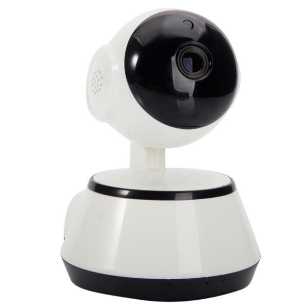 1.0MP 3.6mm Lens IR-CUT 6-LED Night Vision Gimbal Indoor Wireless IP Camera US Plug White