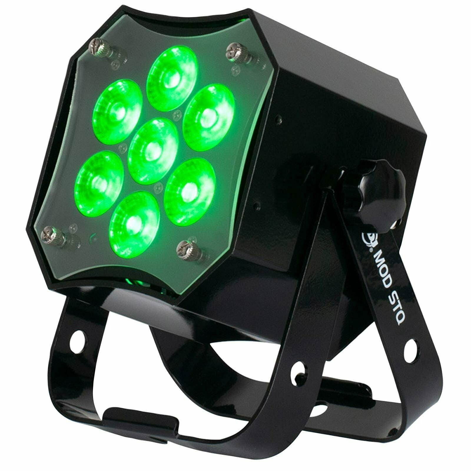 American DJ MOD STQ High Powered RGBW 4-in-1 LED Mini MOD Par Lights Pair w Case