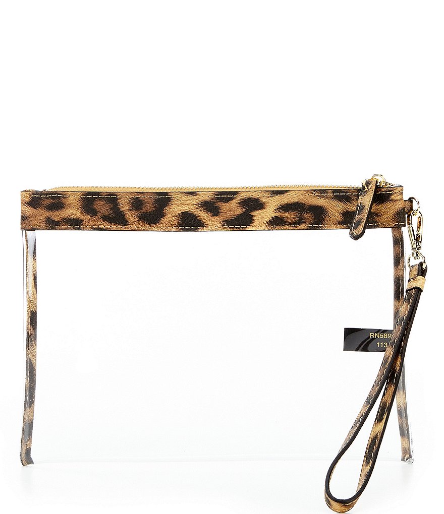 Kate Landry Stadium Clear Wristlet