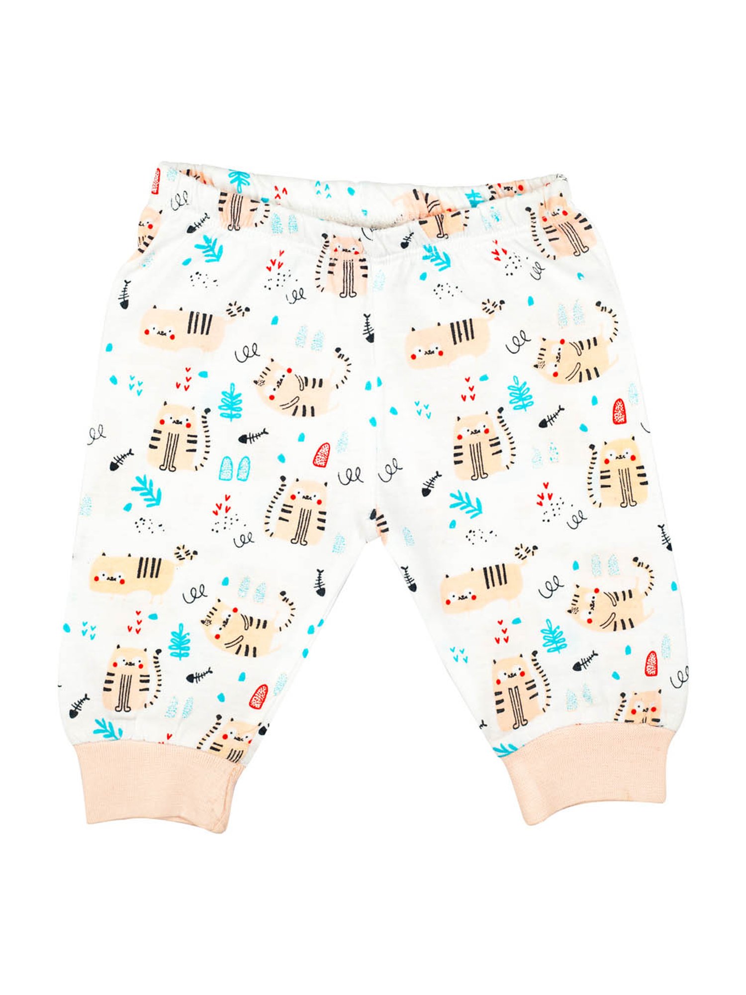 Ed-a-Mamma Baby Multicolor Printed Joggers (Pack Of 3)