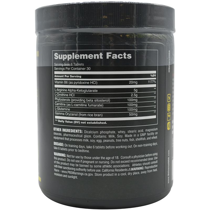 Universal Nutrition GH Max Dietary Supplement - 180 Tablets