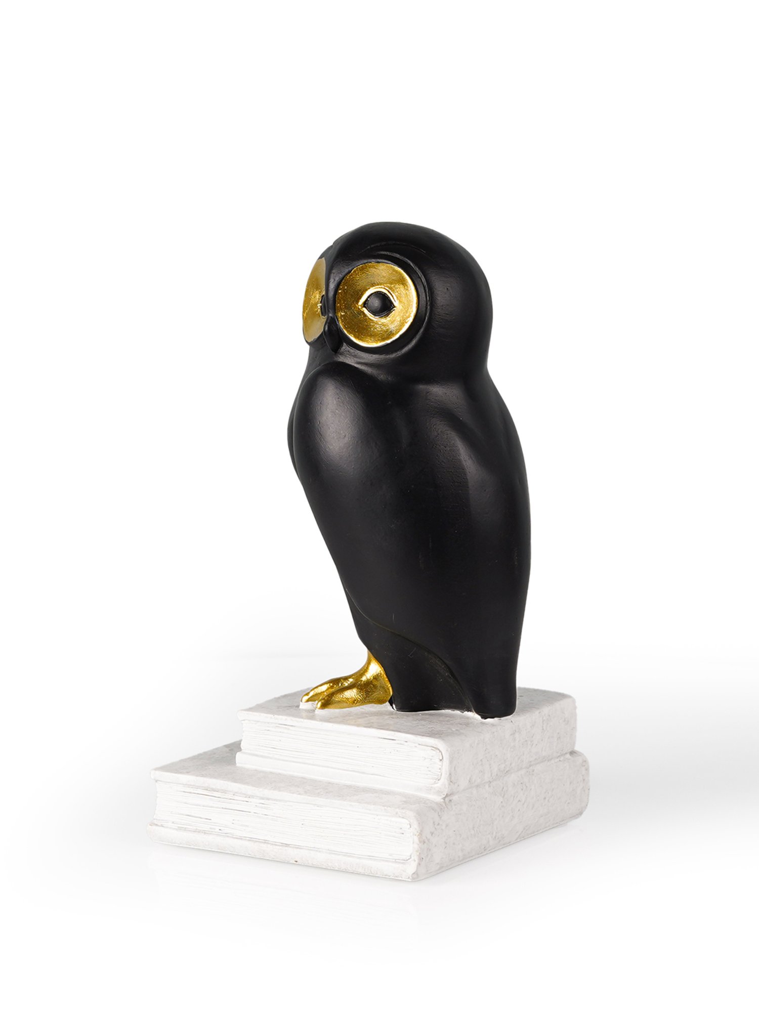The Artment Decorative Set of 2 Black Owl Polyresin Bookend - Book Organizer
