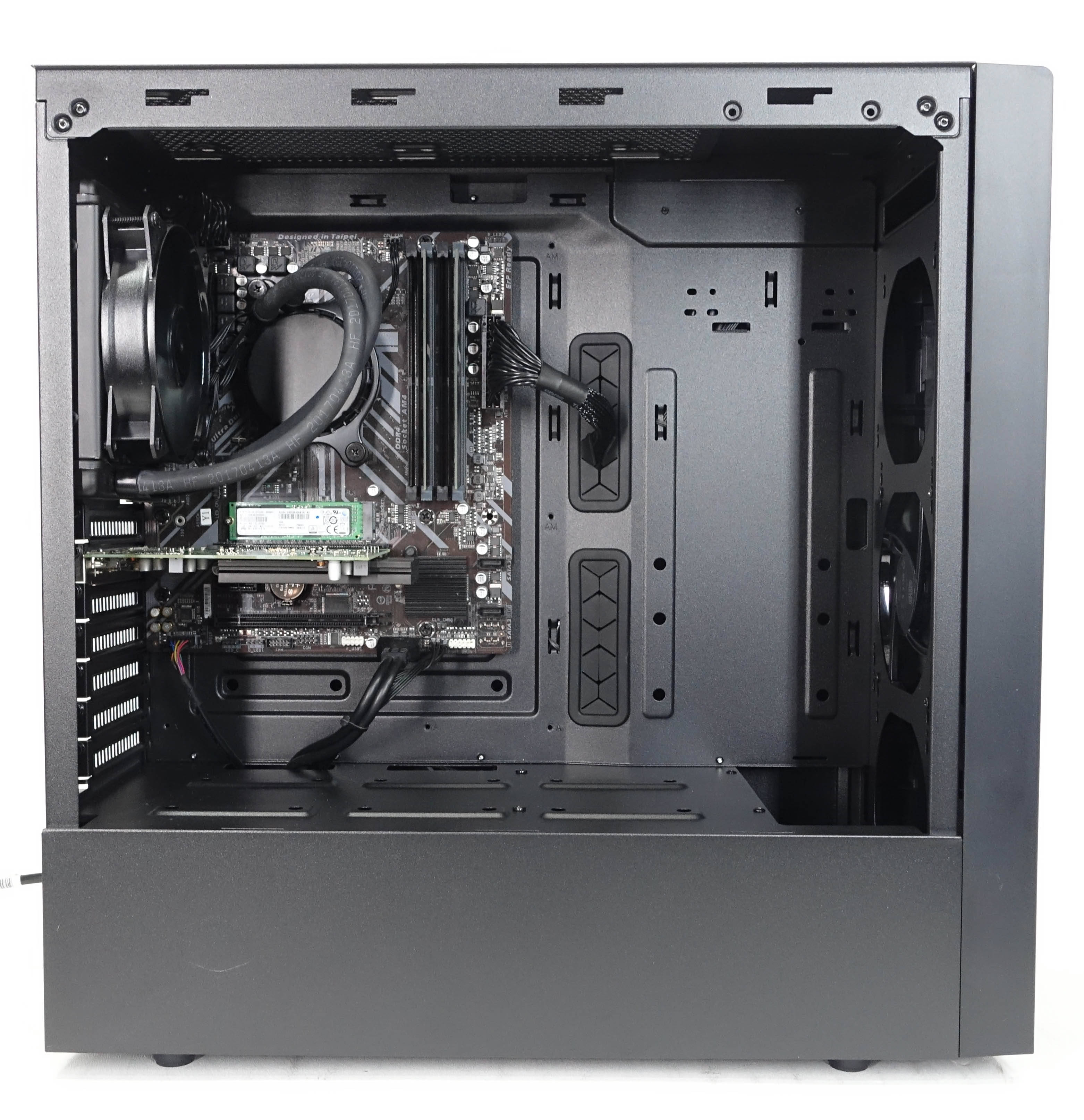 Custom Gaming Desktop PC - AMD Ryzen 7 Pro 2700 3.5GHz - AMD RX 550 4GB - 16GB DDR4 RAM - 512GB NVME M.2 SSD (Solid State Drive) - 500w 80+ Bronze PSU - Wi-Fi