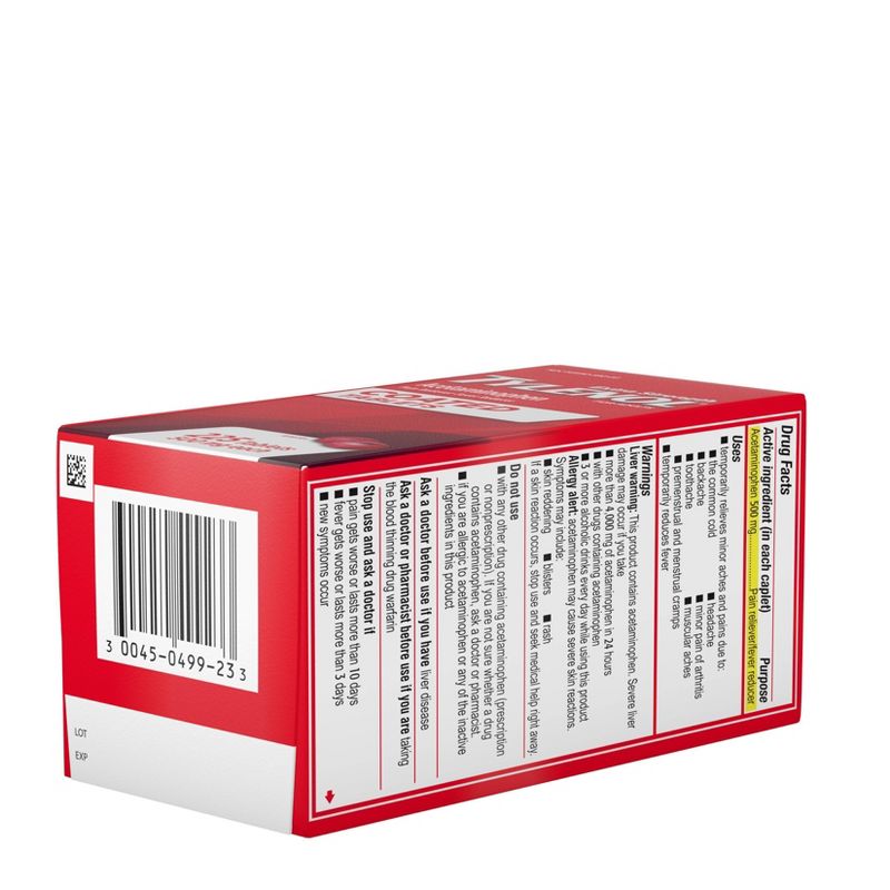 Tylenol Extra Strength Coated Tablets - Acetaminophen - 225ct