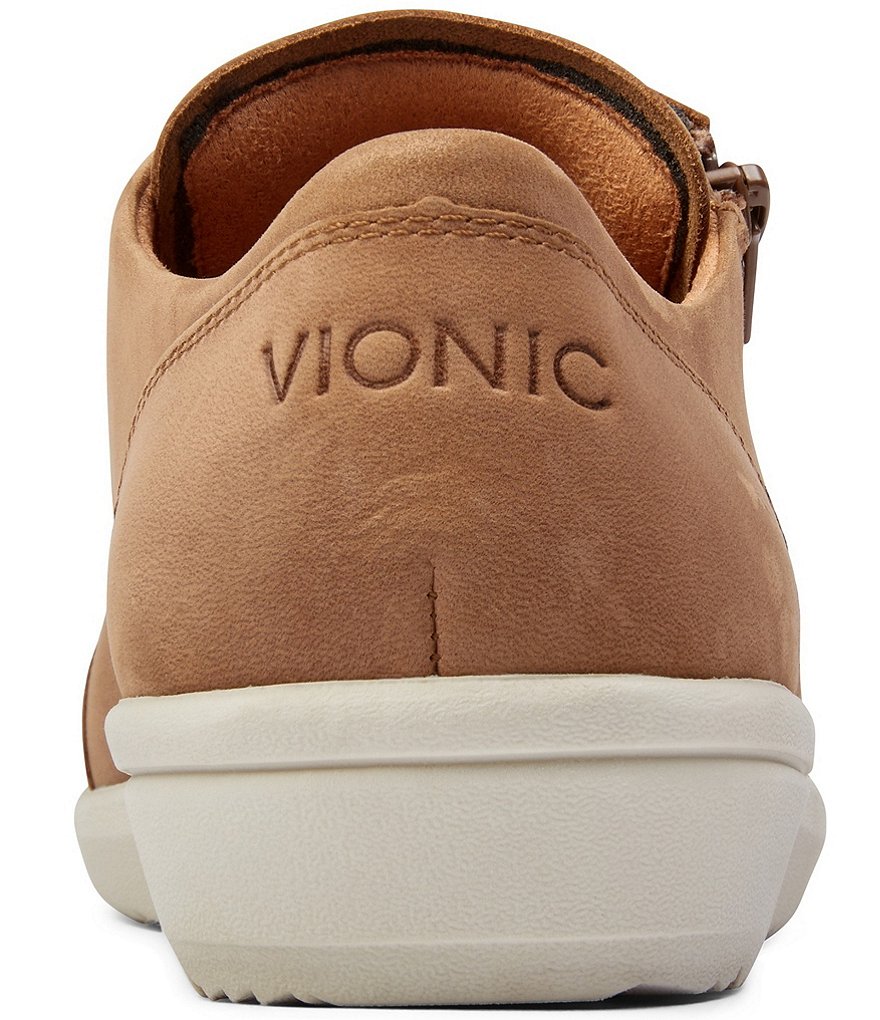 Vionic Abigail Suede Textile Lace-Up Sneakers