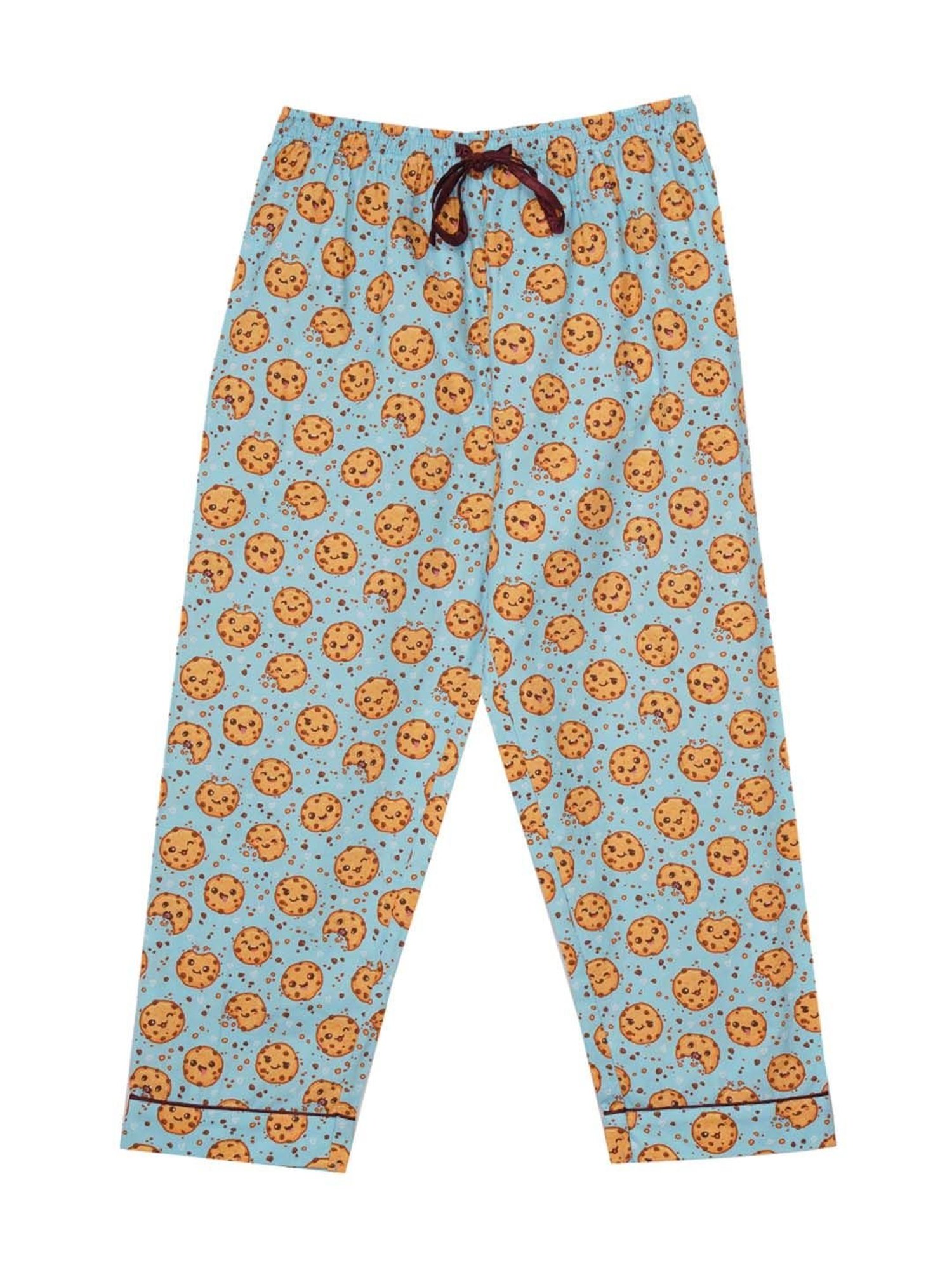Fluffalump Boys Multicolor Cotton Printed Nightwear Top & Pants Set