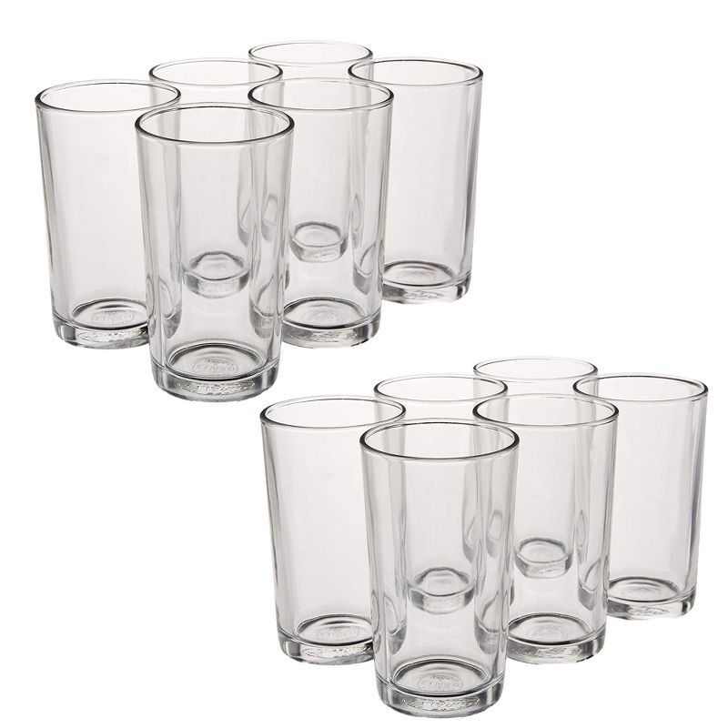 Duralex Unie 7 Ounce Clear Everyday Formal Tableware Glass Drinkware Tumbler Drinking Glasses Made in France, Set of 6 (2 Pack)