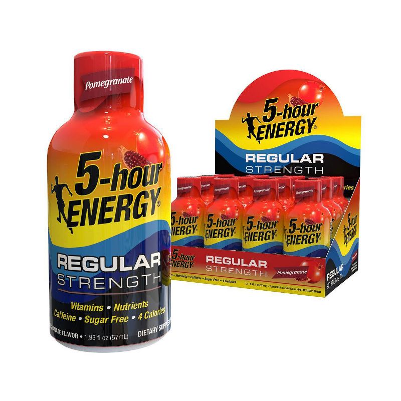 5 Hour Energy Shot - Pomegranate - 12ct