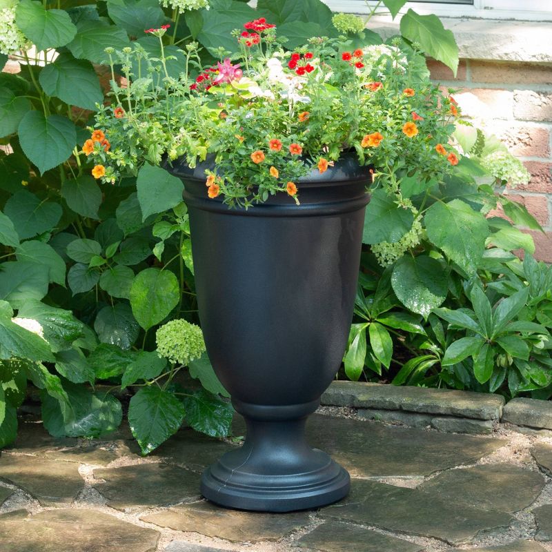 Ellington Urn Planter Black - Mayne
