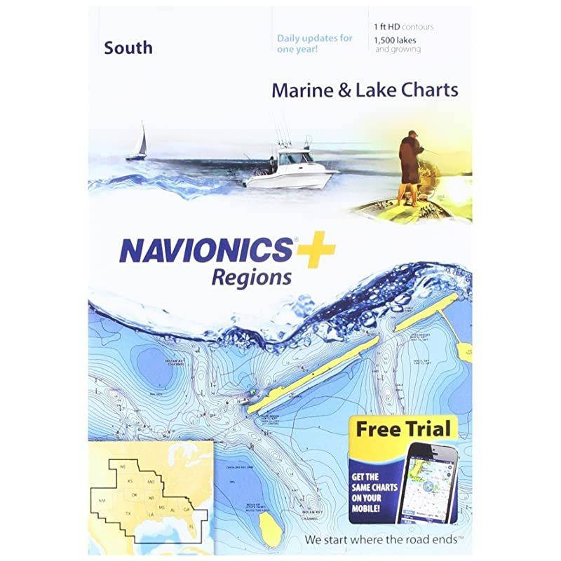 Plus Regions South Marine and Lake Charts on SD/MSD
