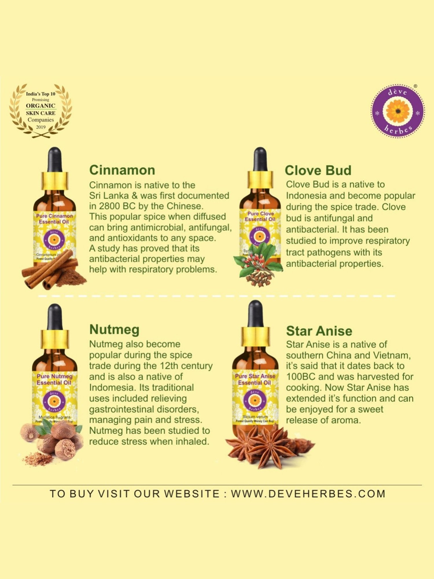 Deve Herbes Pure Cucumber Oil with Glass Dropper - 10 ml