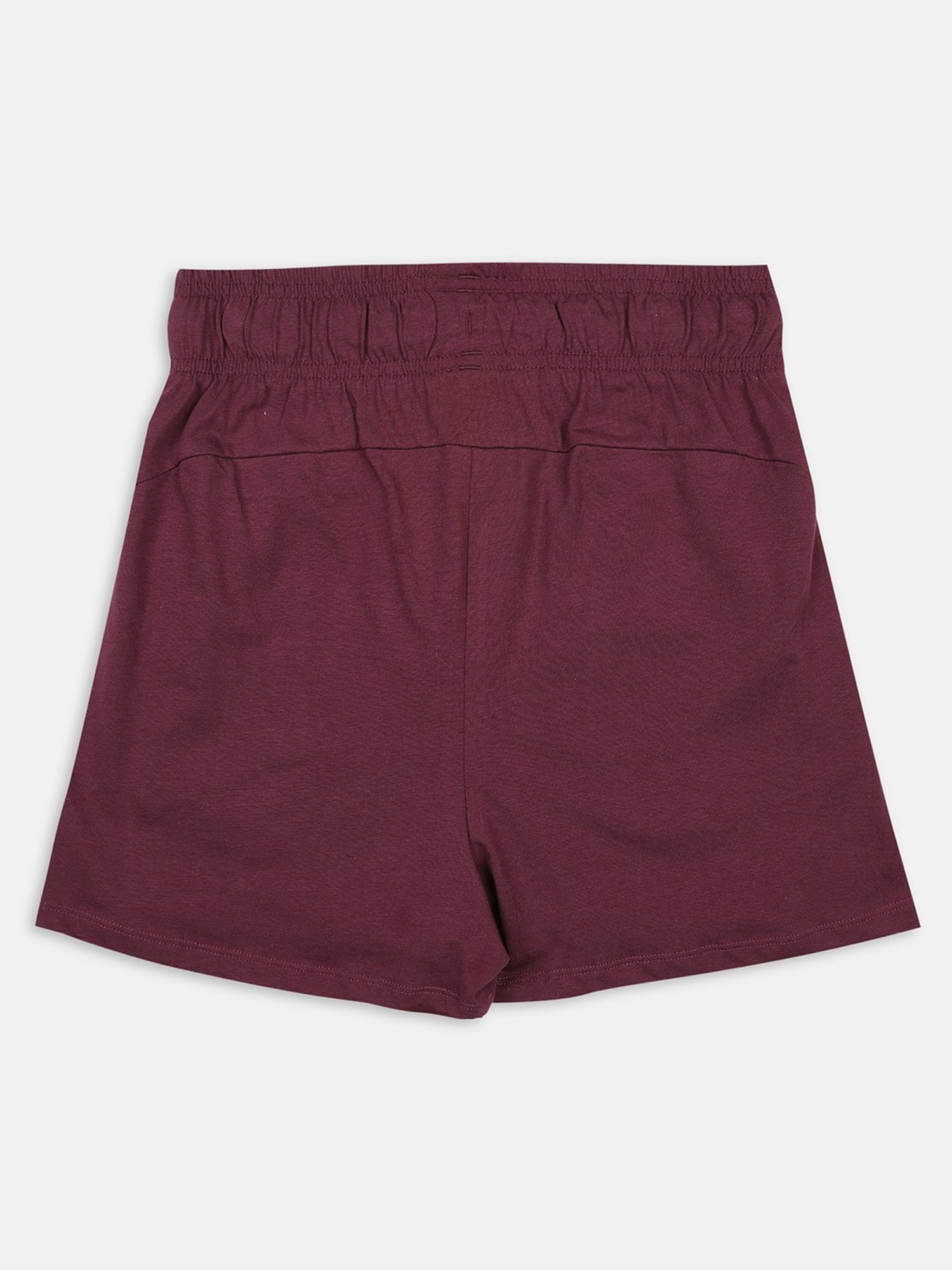 Puma Kids Purple & White Cotton Logo Shorts