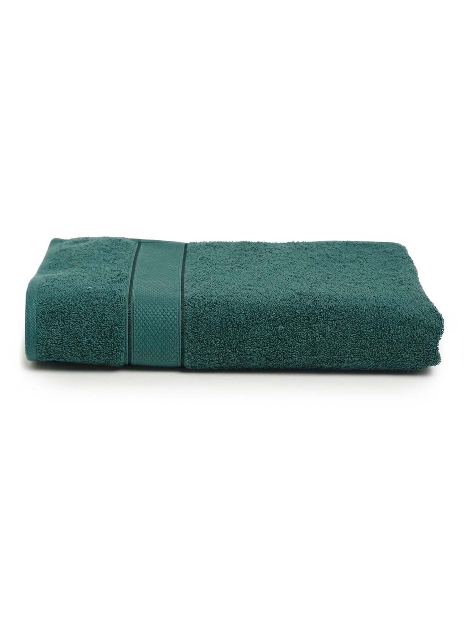 Creeva Green 525 GSM Cotton Bath Towel