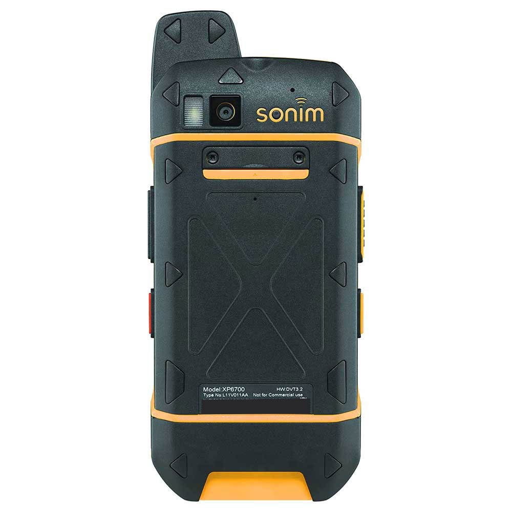 Sonim XP6 Durable Smartphone (AT&T Unlocked) XP6700 PTT Cell Phone | Numeric Keypad | Magnetic Charger | Long-Lasting 4800mAh Li-Ion Battery - Black/Yellow