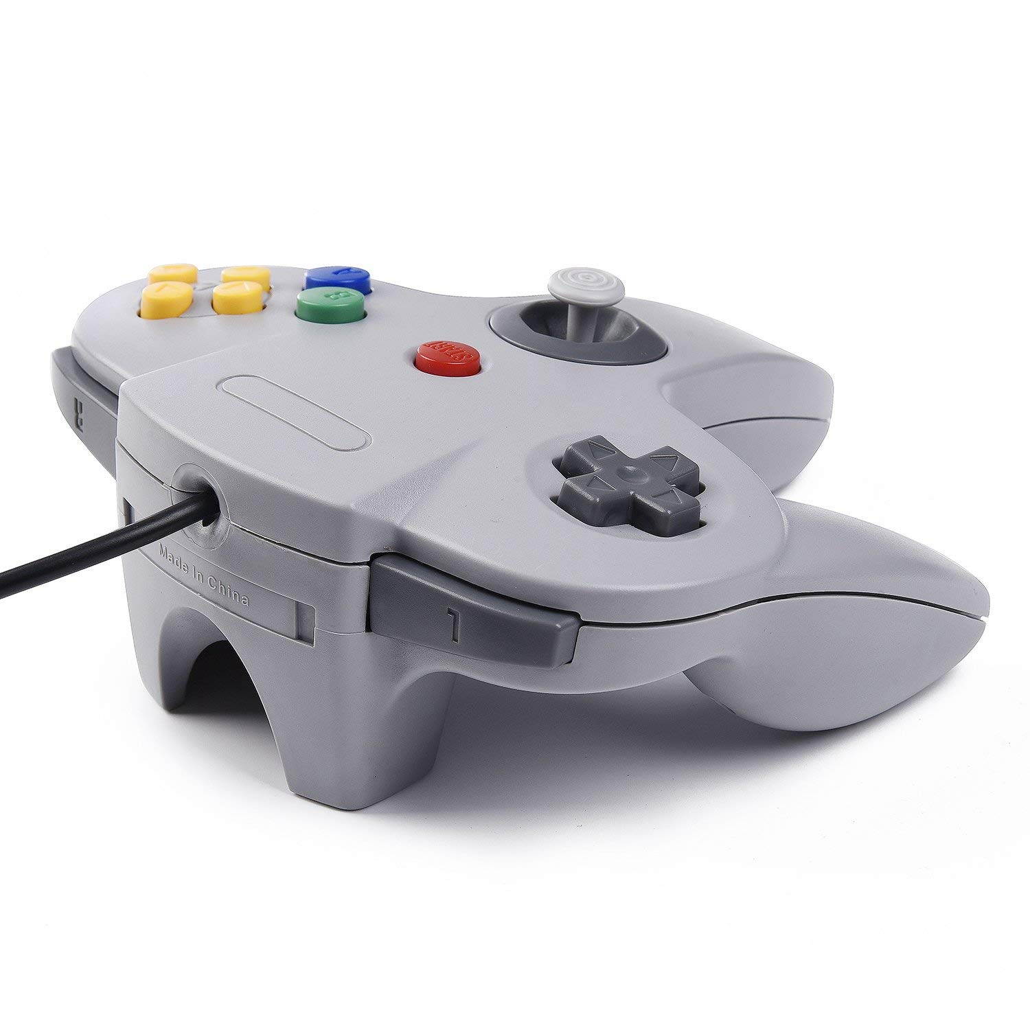 Generic Classic N64 Controller, Wired USB PC Game pad Joystick for Windows PC MAC Linux Raspberry Pi 3 Sega Genesis Higan