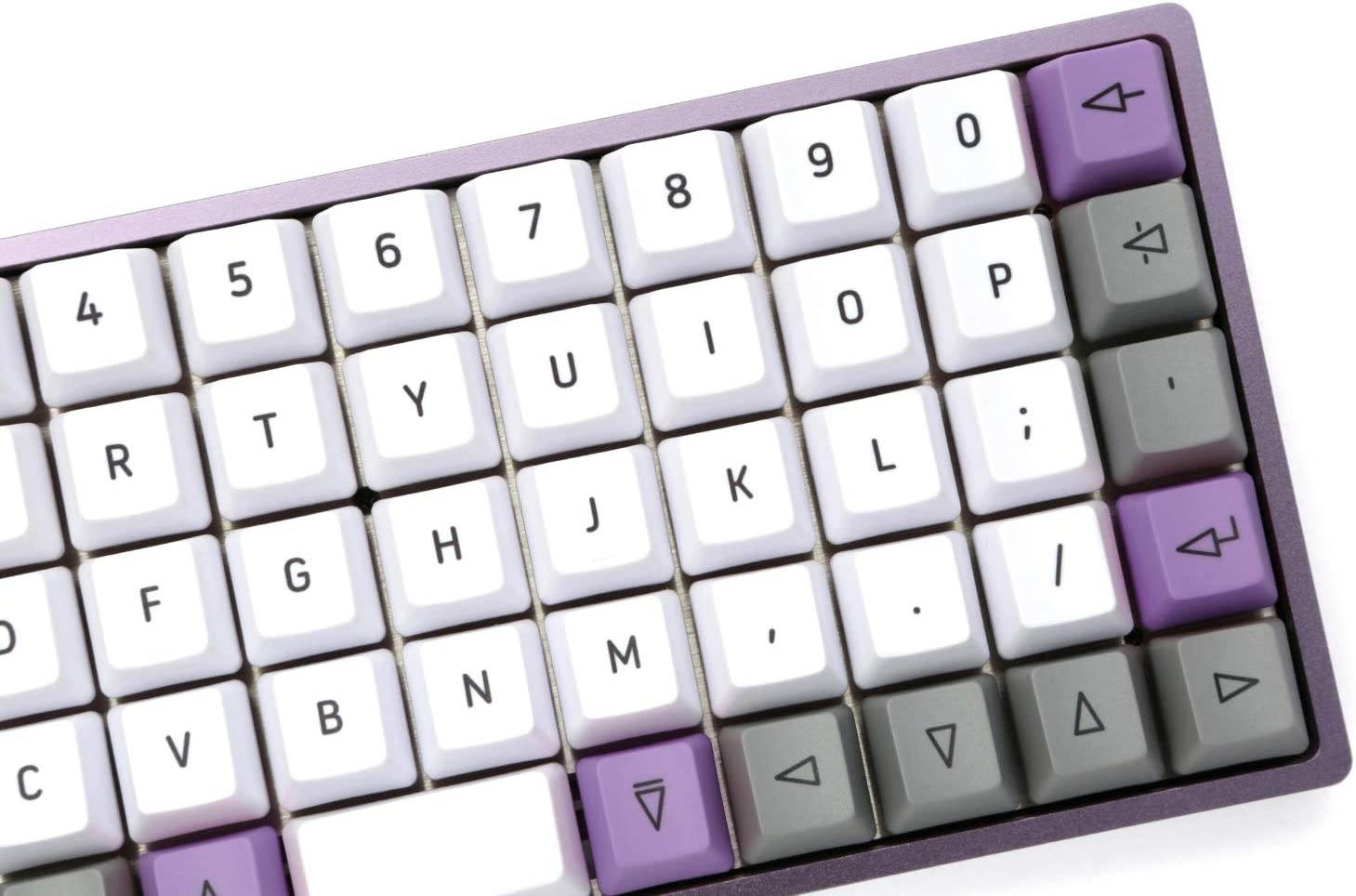 Drop + OLKB Preonic Acute Keycaps &mdash; Compact Ortholinear Form Factor, PBT Dye-subliminated Keycaps in OEM Profile, for Cherry MX Switches and Clones (Acute Keycaps)