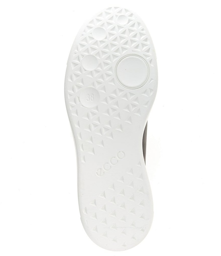 ECCO Street Tray Leather Lace-Up Sneakers