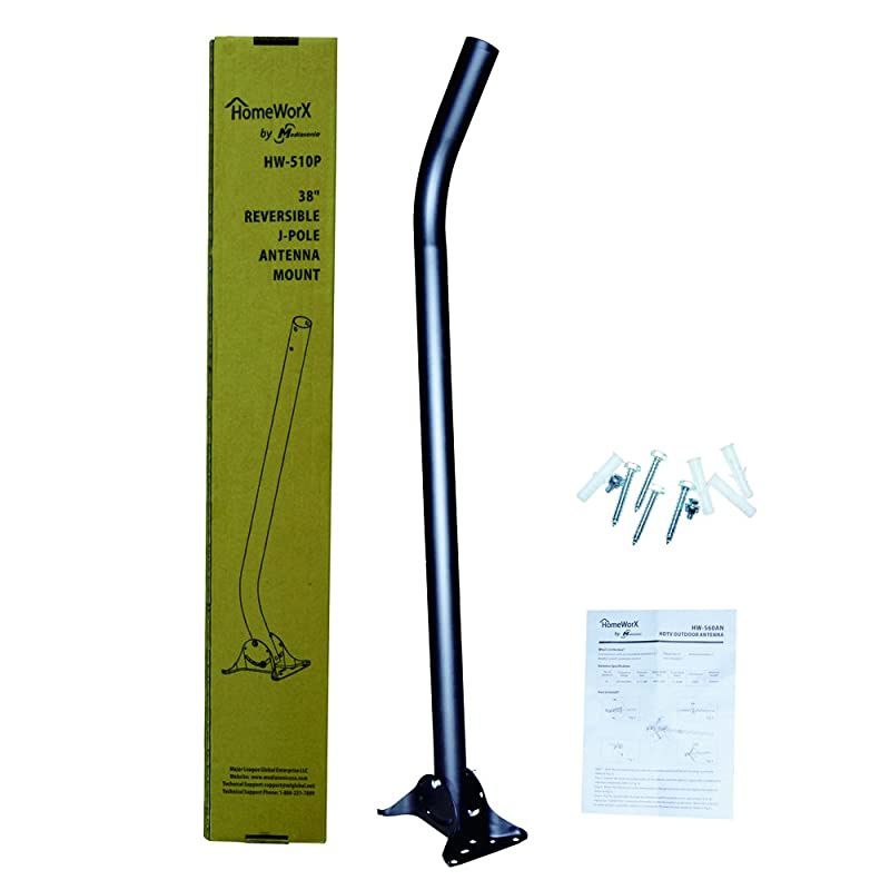 Outdoor Antenna Mounting Pole Adjustable Attic 38quot Reversible JPole HW510P