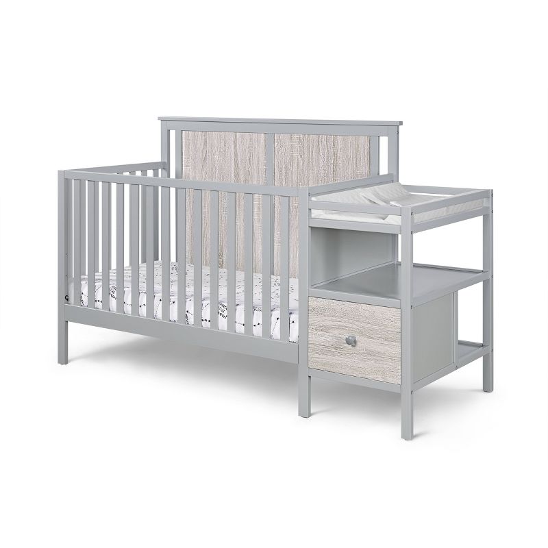 Suite Bebe Connelly Crib Combo - Gray/Rockport Gray