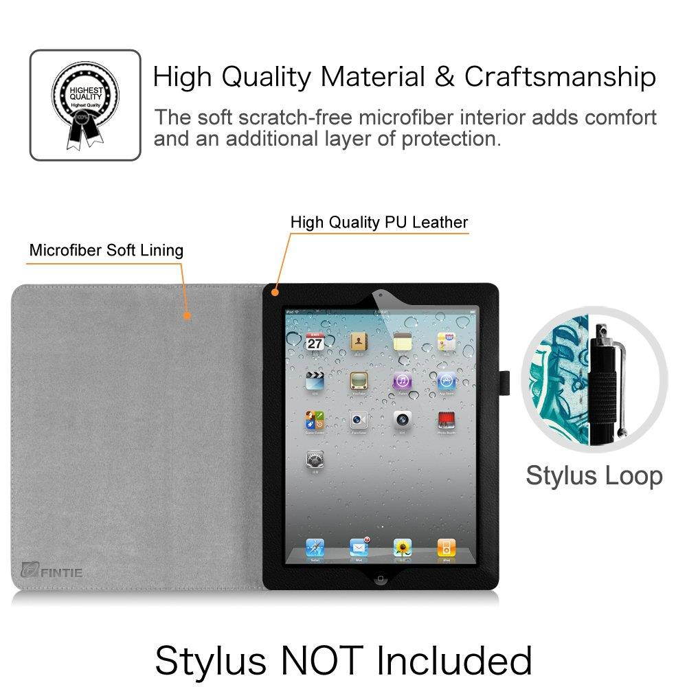Fintie iPad 2/3/4 Case - Slim Fit Folio Stand Case Smart Protective Cover Auto Sleep/Wake Feature for Apple iPad 2, iPad 3 & iPad 4th Generation with Retina Display - Emerald Illusions
