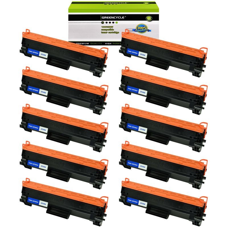 GREENCYCLE Toner Cartridge Compatible for HP 48A CF248A use in Laserjet Pro M15w M15a M16w MFP M28w M29a Printer(Black, 10 Pack)