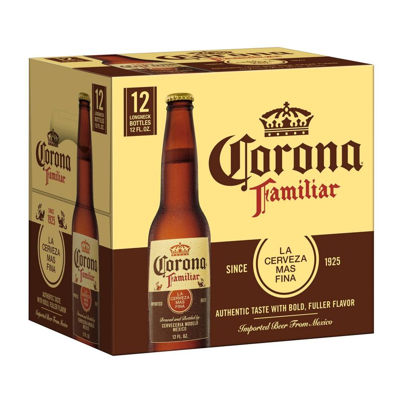 Corona Familiar Lager Beer - 12pk/12 fl oz Bottles