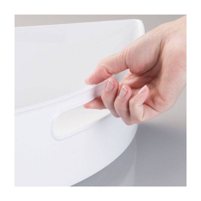 iDESIGN Kitchen Binz 1/4 Wedge Lazy Susan White