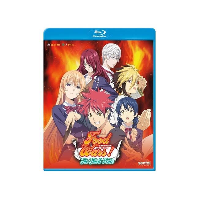 SECTION23 FILMS FOOD WARS-THIRD PLATE-COMPLETE COLLECTION (BLU-RAY/3 DISC/ENG/JAP/ENG-SUB) BRSFFDW300