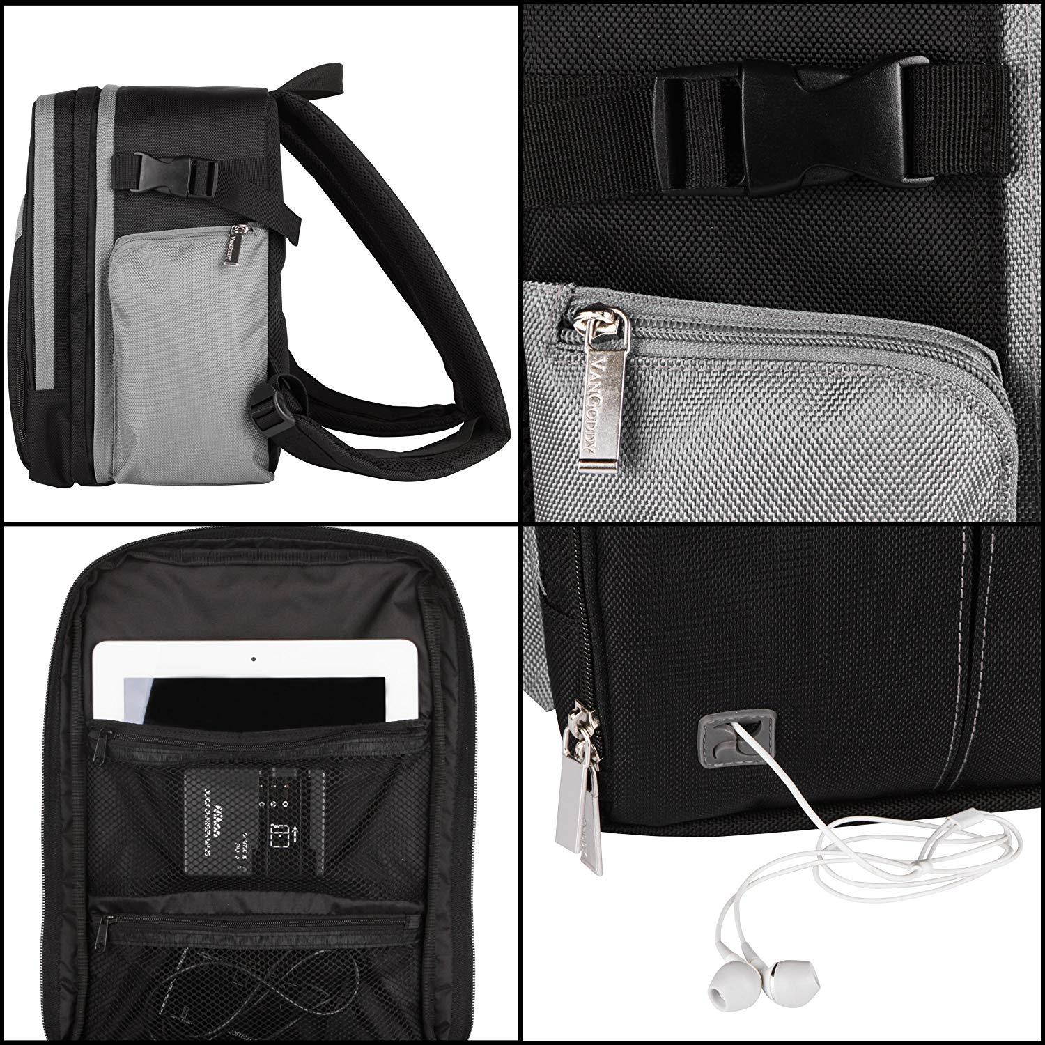 Sparta Backpack Protective Carrying Bag for Canon EOS 20D 30D 300D 350D Digital Rebel Kiss Digital N Camera and Screen Protector and Mini Tripod