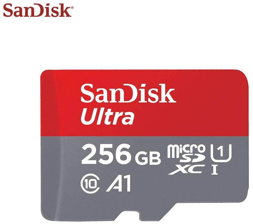 Sandisk Ultra 256GB Micro SDXC UHS-I Card with Adapter, Memory Card Up To 100 MB/s