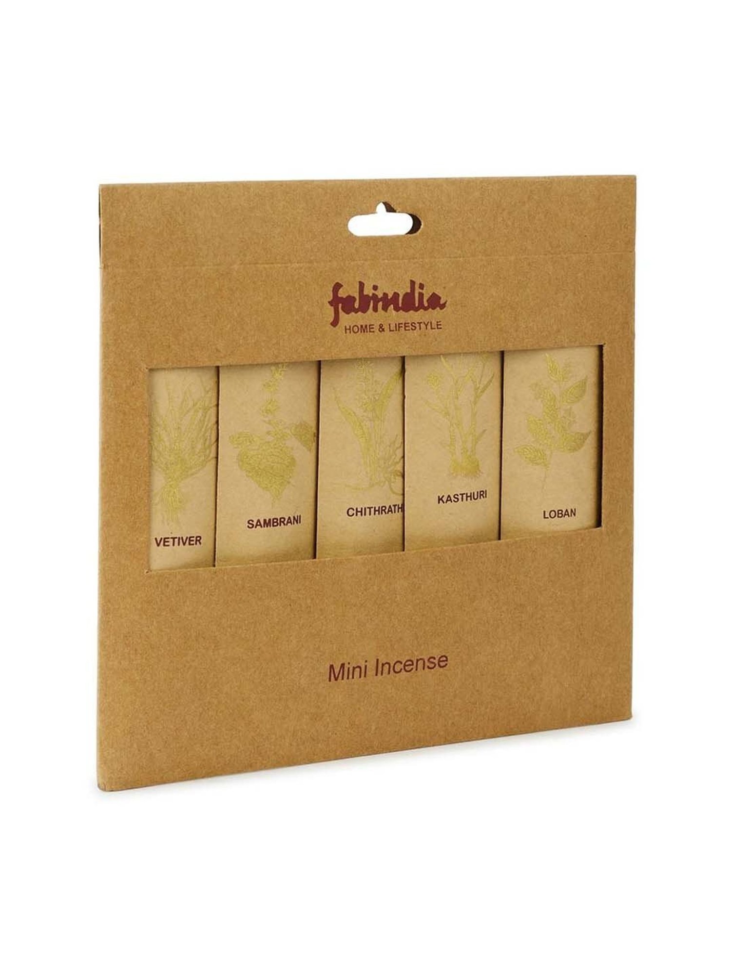 Fabindia Home Standalone Brown Wood Incense Sticks - Set of 50