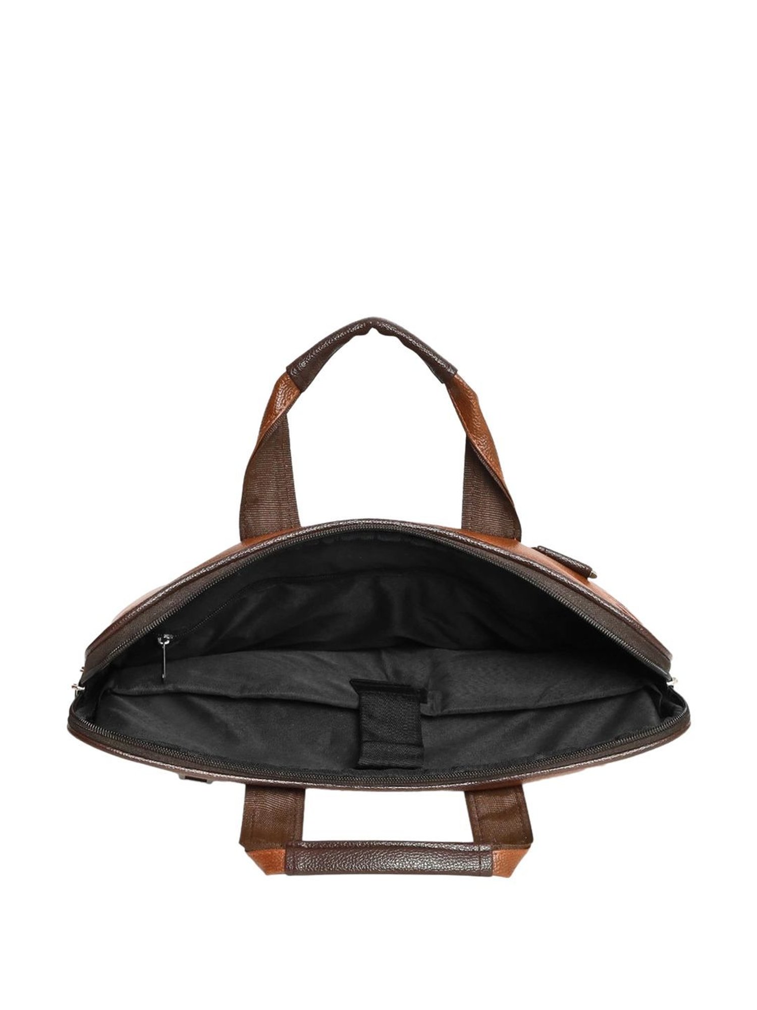 Priority Tan Synthetic Large Messenger Bag
