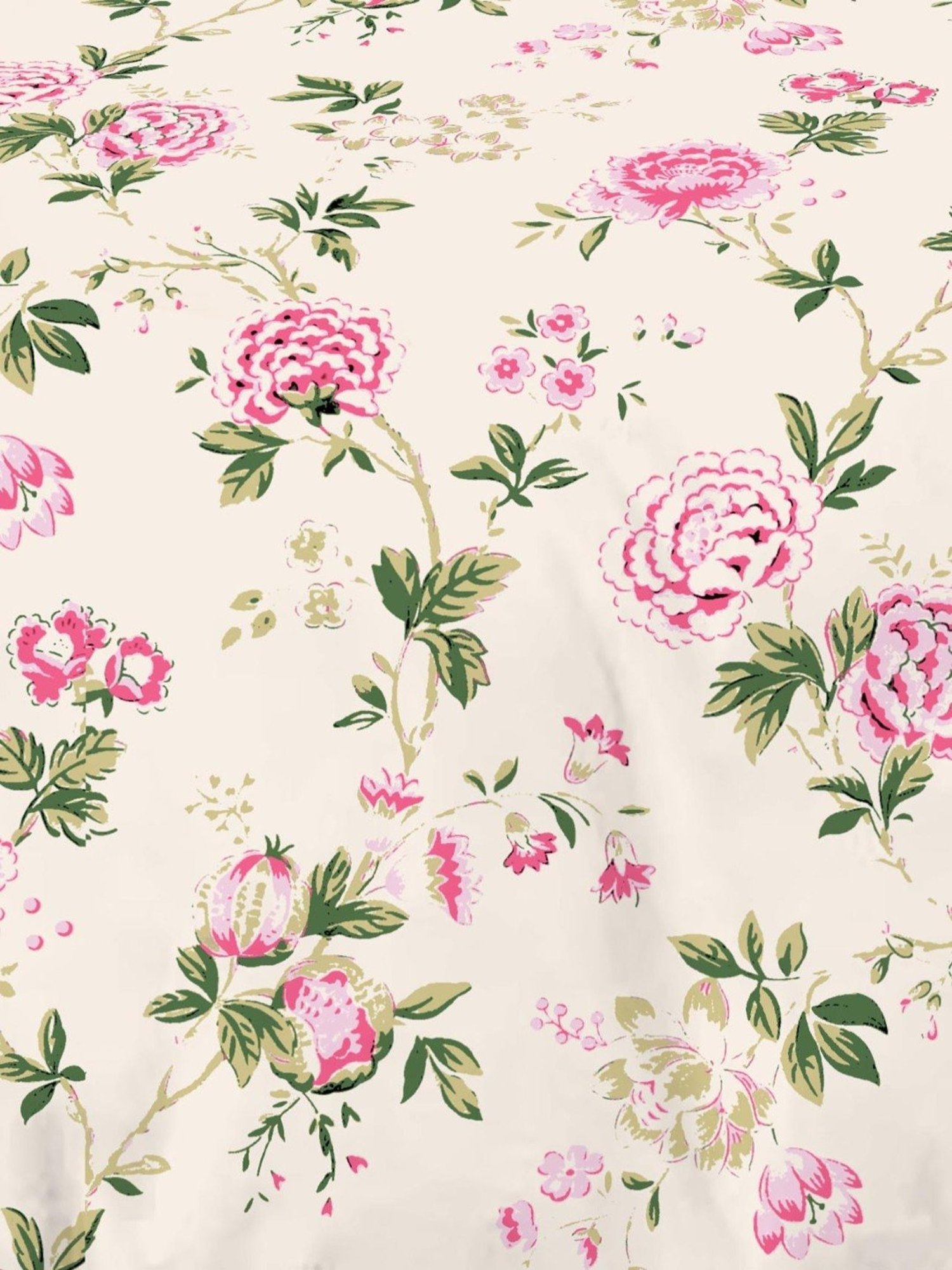 Ariana Tuscany Floral Pink 300 TC Cotton Super king Bedsheet with 2 Pillow Covers