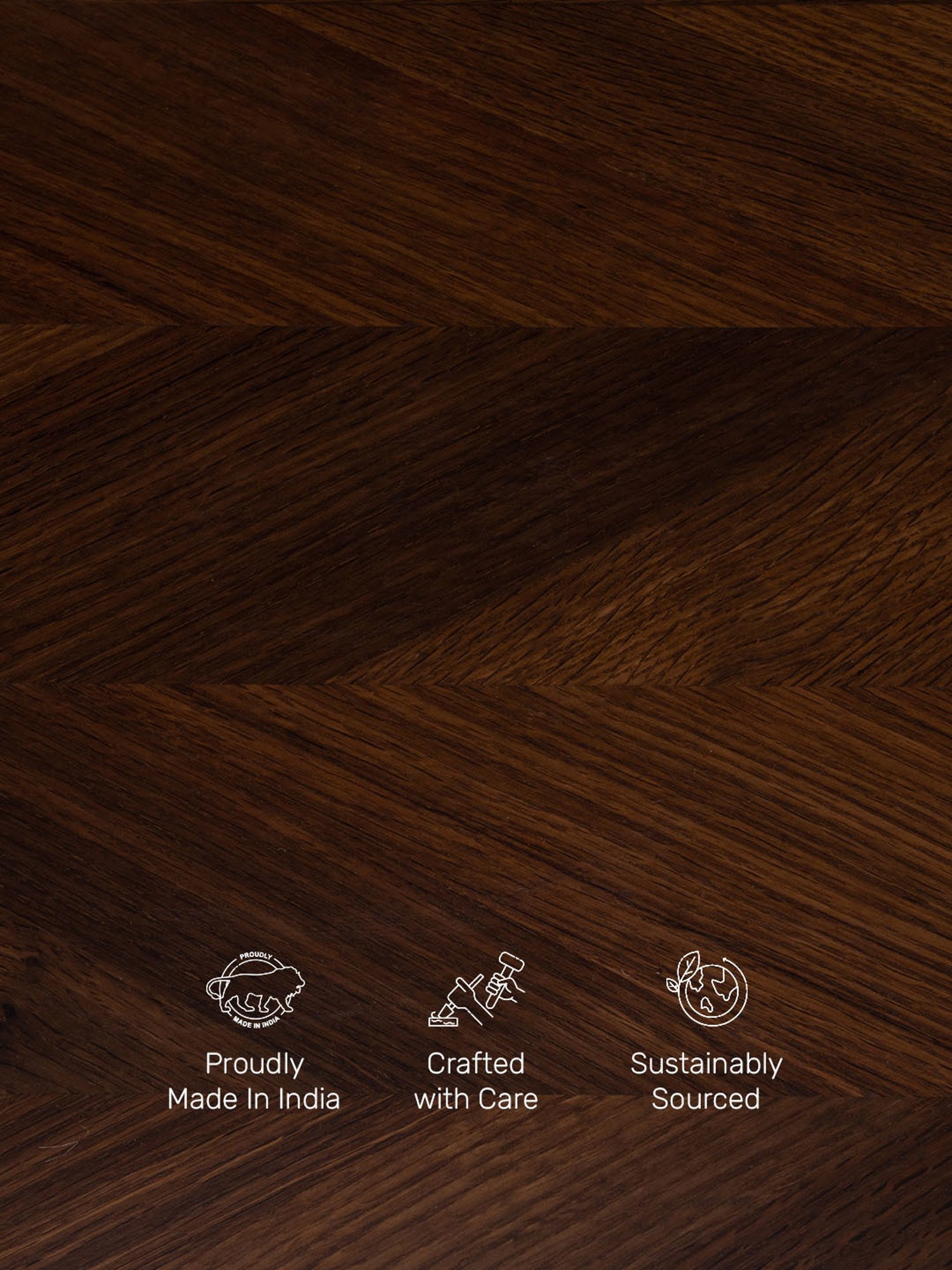 Durian Symphony Brown Solid Wood Veneer Side & End Table