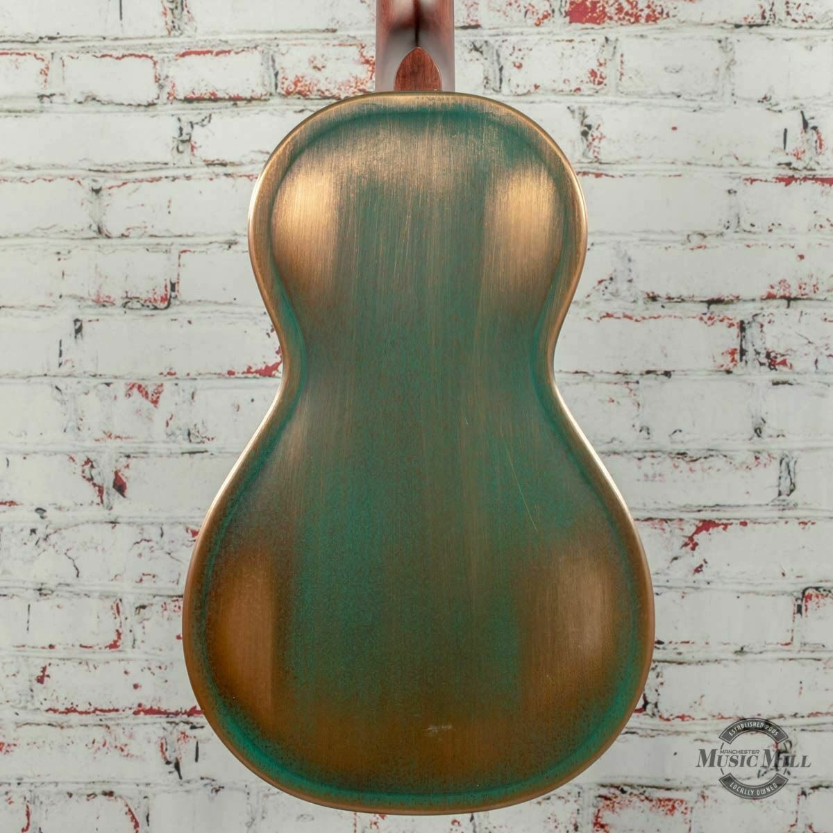 Recording King Swamp Dog Parlor Resonator Distressed Brass