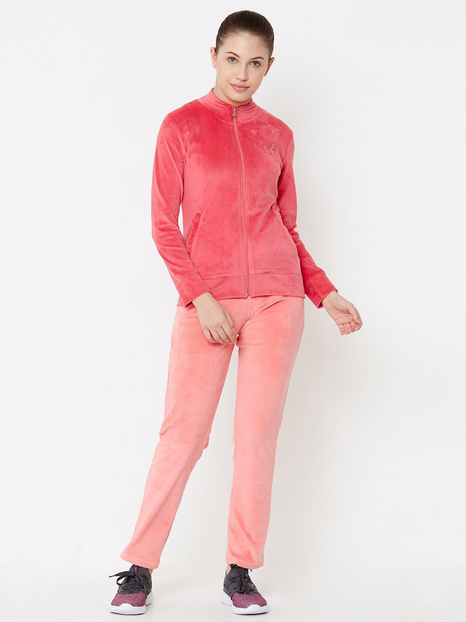 Sweet Dreams Cherry Regular Fit Winterwear Tracksuit