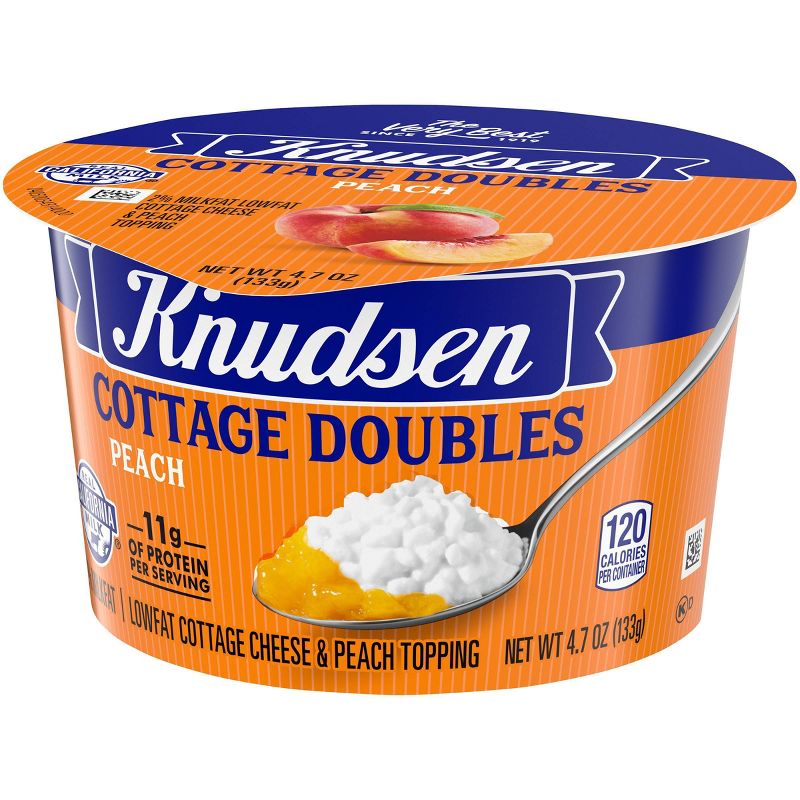 Knudsen Strawberry Cottage Cheese Doubles - 4.7oz